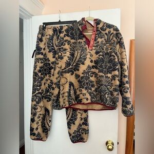 Kapital Damask Fleece Set - Pullover & NWT Easy Pant - JP 2